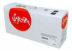 Картридж Sakura Q6003A (124A) для HP, пурпурный, 2000 к.