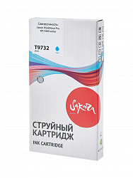 Контейнер с чернилами Sakura C13T973200 (T9732 C) для Epson, голубой , 22000 к.