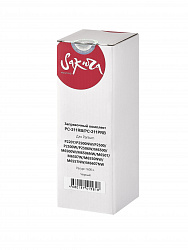 ZKPC-211RB Sakura двойной заправочный комплект тонера с чипом для Pantum, черный, 130гр. 
