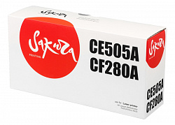 Картридж Sakura CE505A/CF280A для HP, черный, 2700 к.