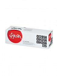 CE285A/CB435A/436A/725 Sakura КОМПЛЕКТ из 2х картриджей для HP, Canon, черный, 2000к.