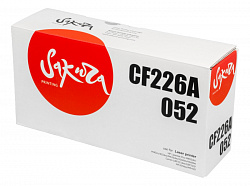 Картридж Sakura CF226A/052 для HP, Canon, черный, 3100 к.
