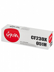 Картридж Sakura CF230X/051H для HP, Canon, черный, 4100 к.
