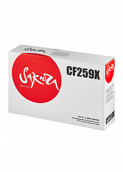 Картридж Sakura CF259X (59X) для HP, черный, 10000 к.