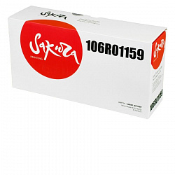 Картридж Sakura 106R01159 для XEROX, черный, 3000 к.