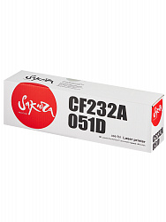 Фотобарабан Sakura CF232A/051D для HP, Canon  LJ M203/227UltraM230/LBP162dw/LBP-160/LBP-162/MF-260/MF-264/MF264dw/MF-267/MF-269, черный, 23000 к.