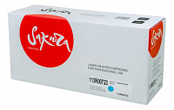 Картридж Sakura 113R00723 для XEROX, голубой, 6000 к.