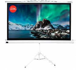 Экран Cinema S'OK SCPST-124x221 16:9 напольный, на треноге, 124.5x221см, белый