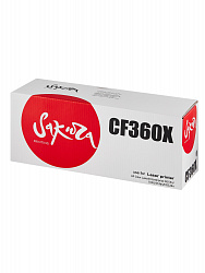 Картридж Sakura CF360X (508X) для HP, черный, 12500 к.
