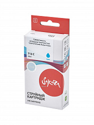 Струйный картридж Sakura 3ED67A (№712 Cyan) для HP, голубой, водорастворимый тип чернил, 29 мл.